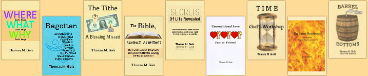 Booklets: Begotten, Tithe, Bible, Love, Time, Satan, and more!